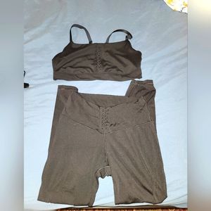 Aerie leggings and bralette set